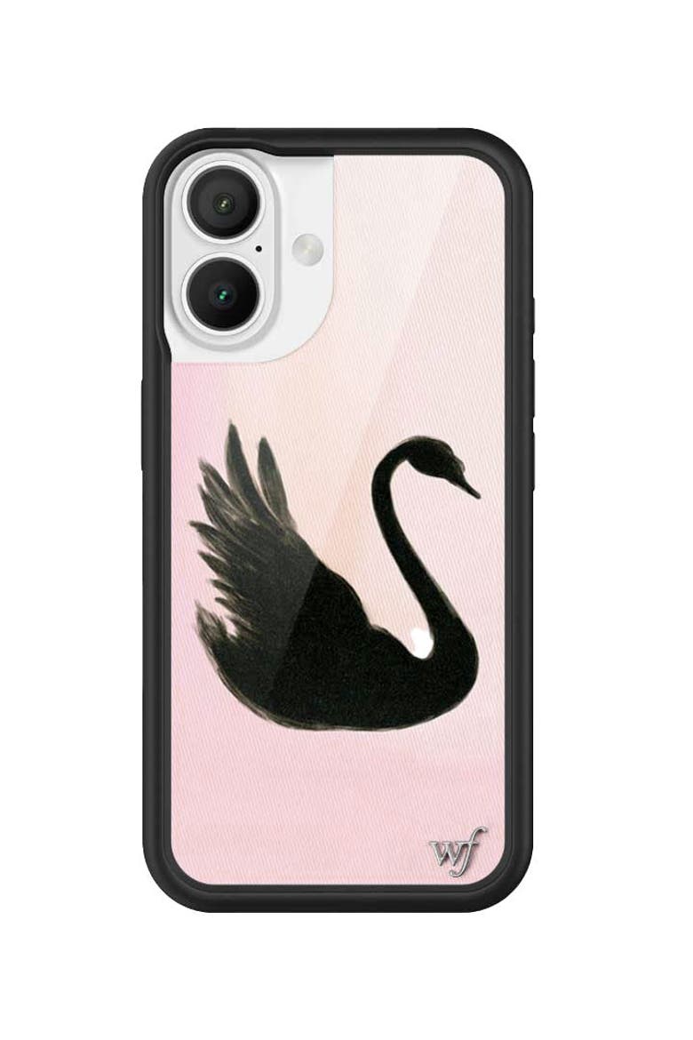 Black Swan iPhone Case, Alternate, color, Black