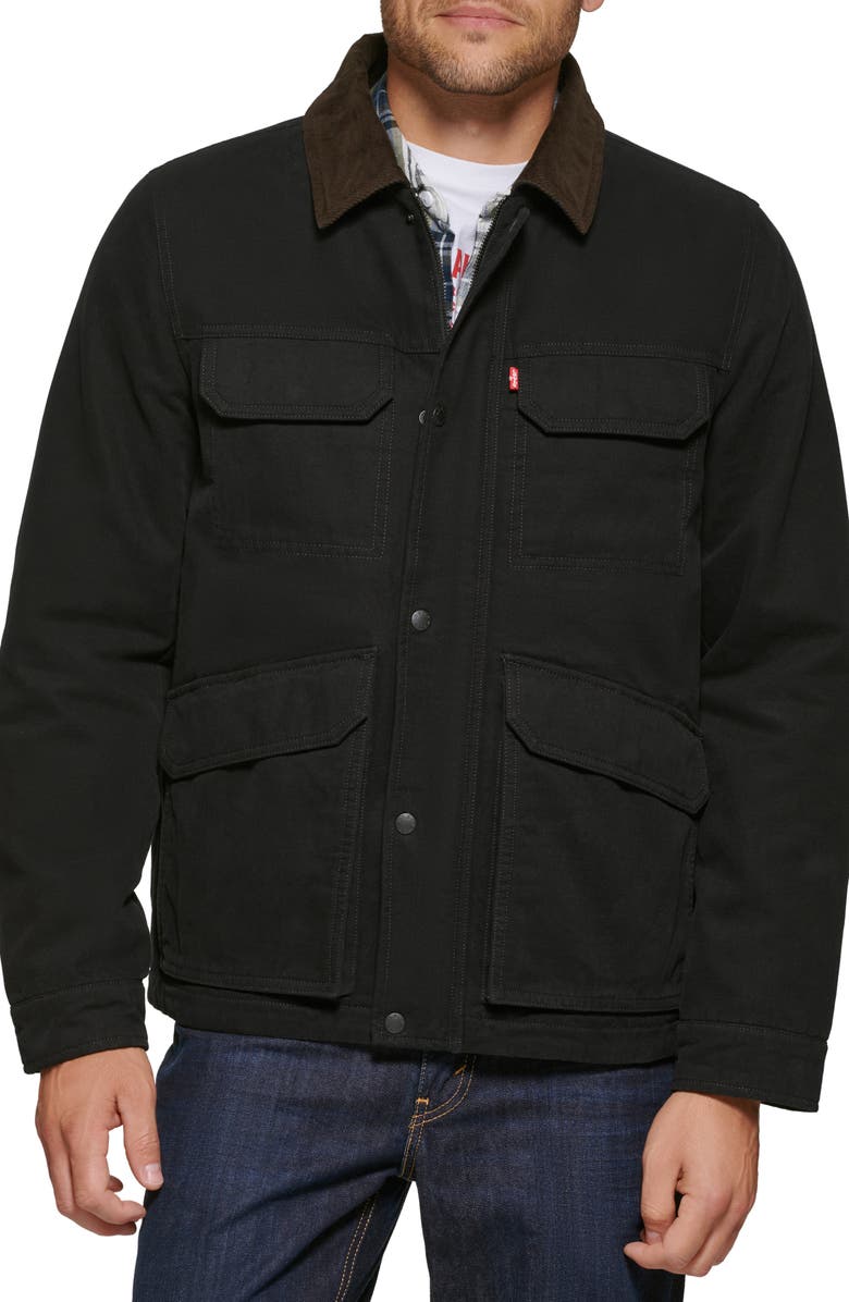 Levi's<sup>®</sup> Cotton Canvas Field Jacket, Main, color,