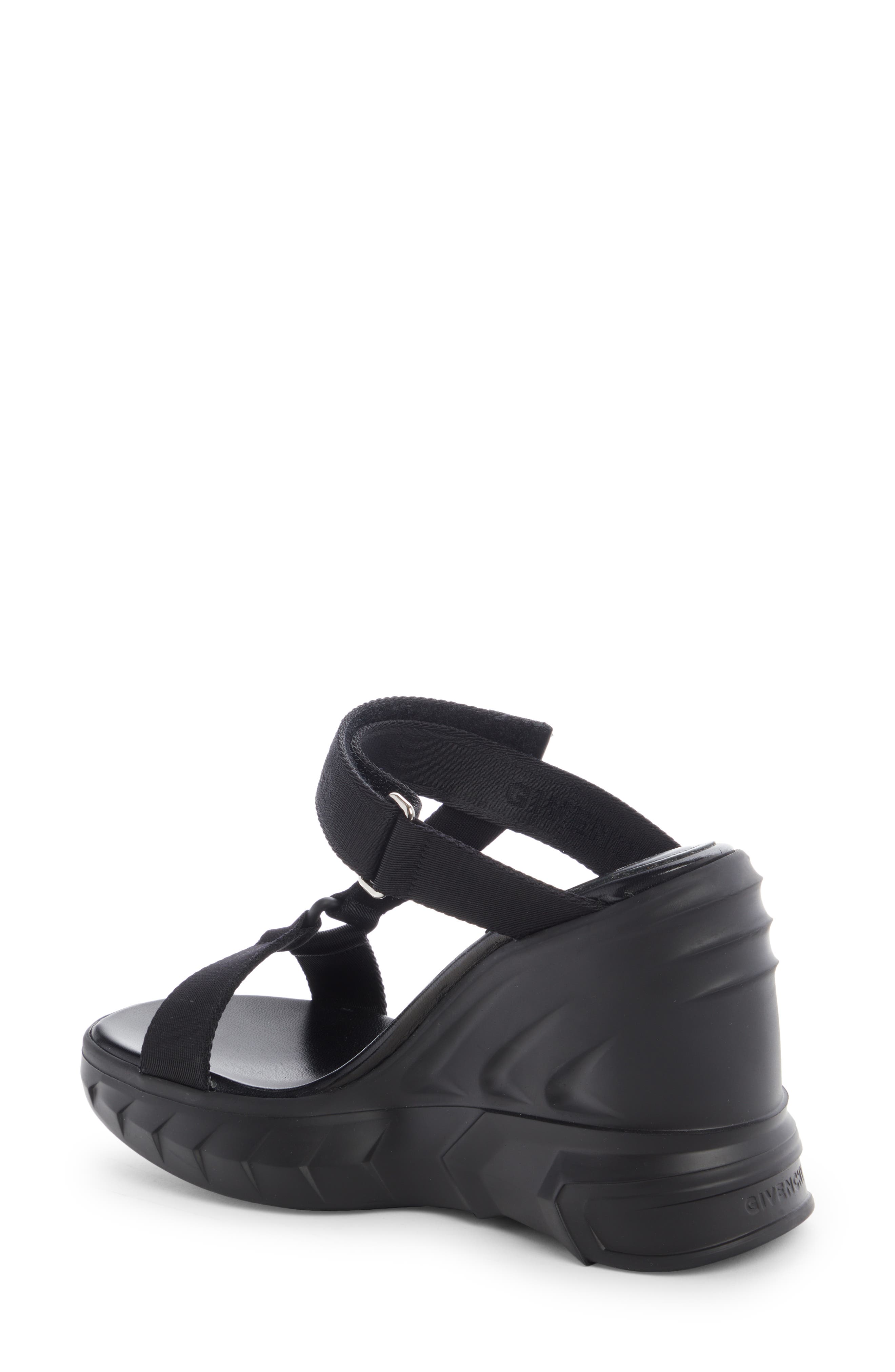 Givenchy Marshmallow Wedge Strappy Sandal, Alternate, color, 