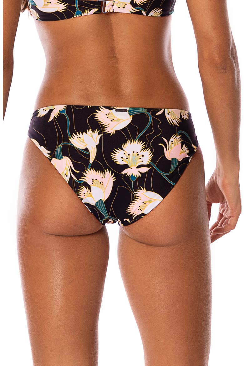 Floral Dream Sublimity Reversible Bikini Bottoms, Alternate, color, BLACK
