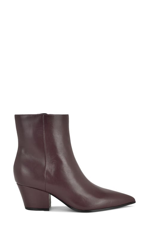 Nine West Savie Block Heel Bootie In Red
