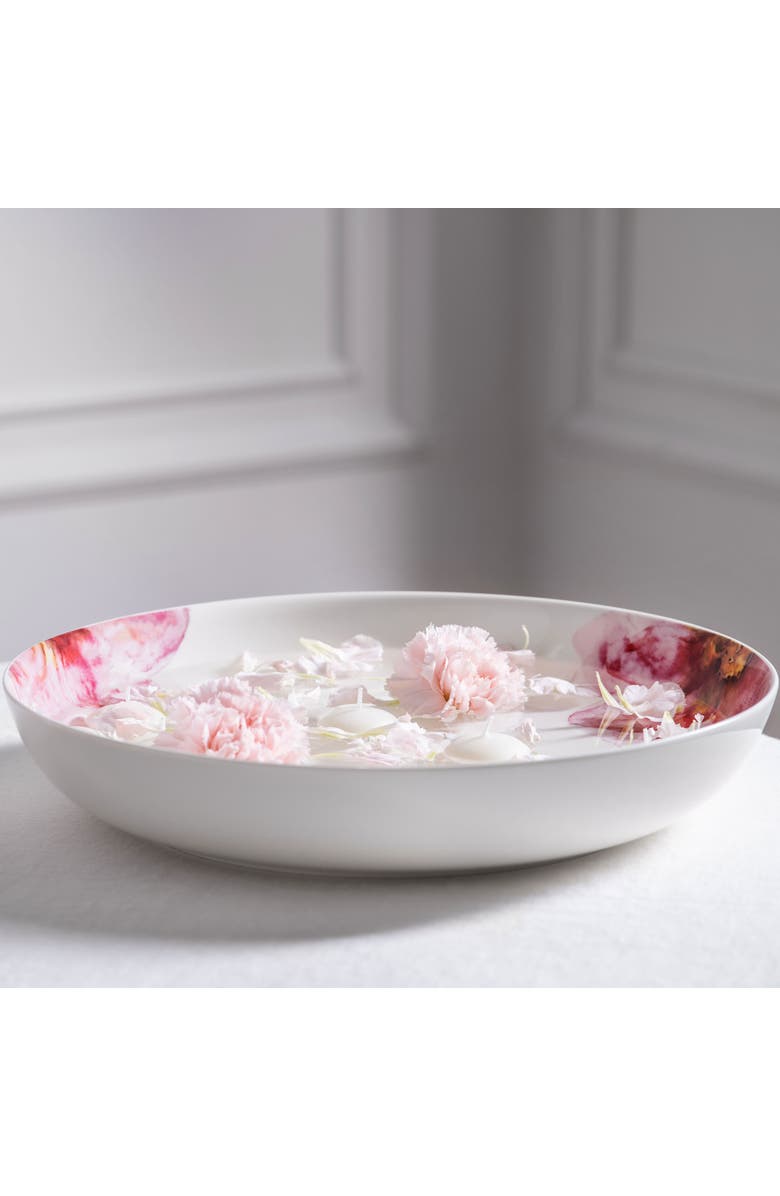 Villeroy & Boch Rose Garden Round Vegetable Bowl, Alternate, color, Pink