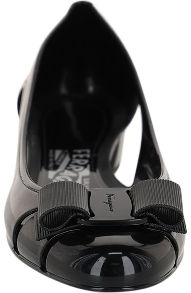 FERRAGAMO Vara Bow Cutout Flat, Alternate, color,