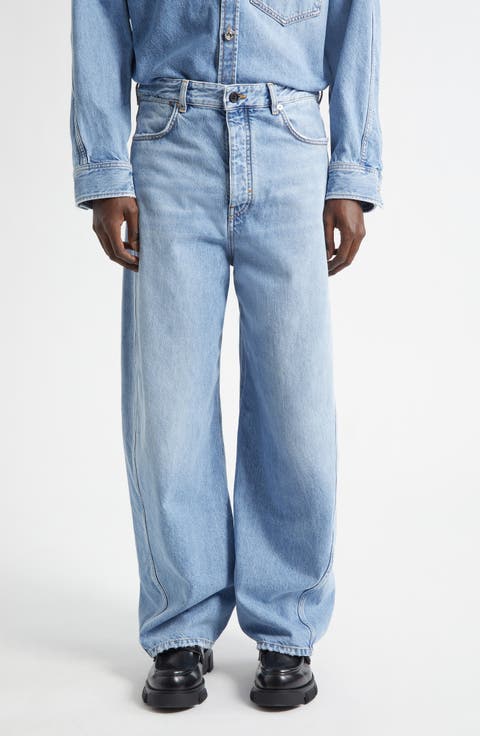 Couture Seam Straight Leg Jeans