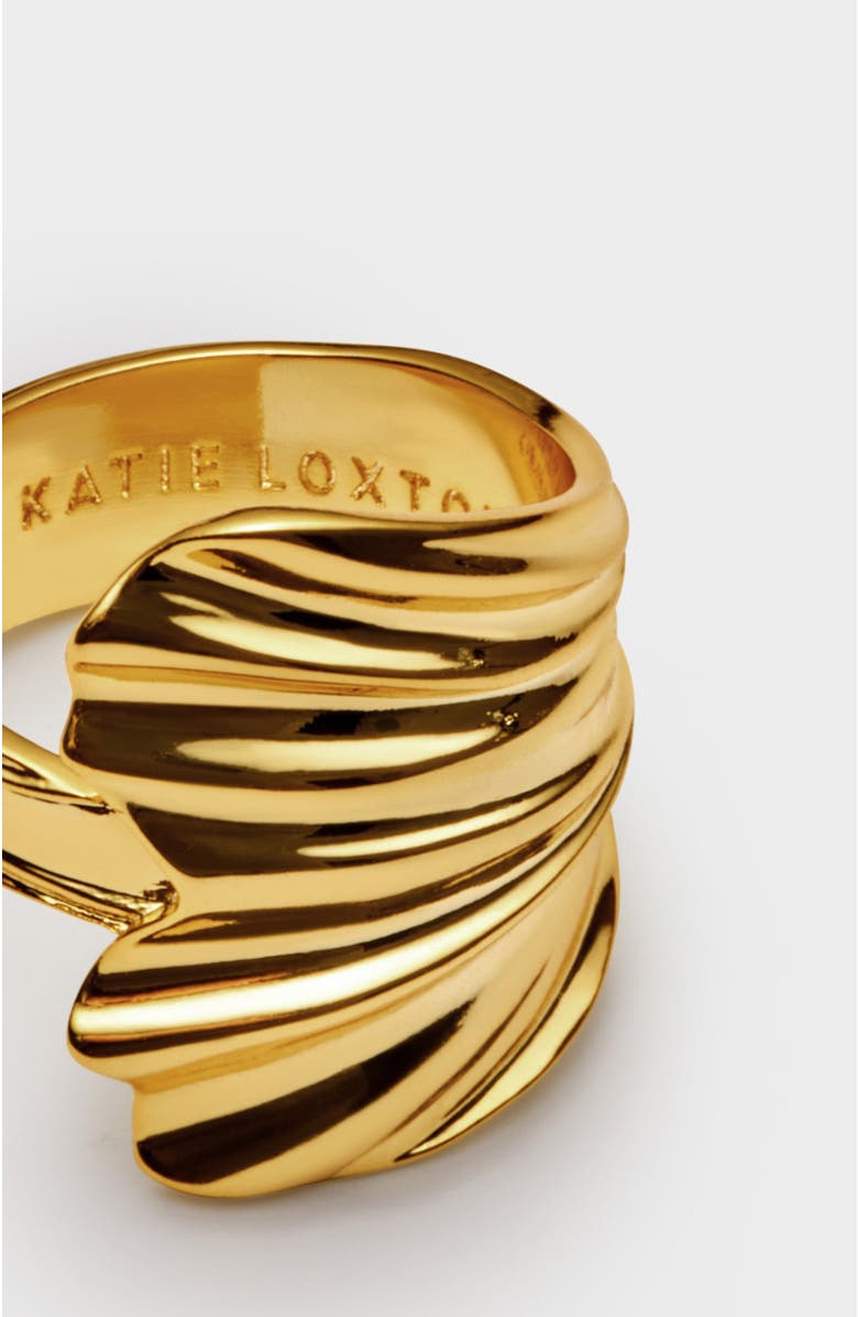 Katie Loxton Floramour Ring, Alternate, color, Gold Coated