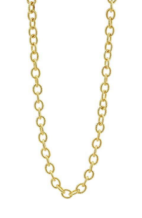 Two-Tone Toggle Chain Necklace