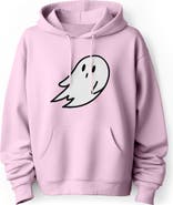 Dalix Giant Ghost Fleece Hoodie
