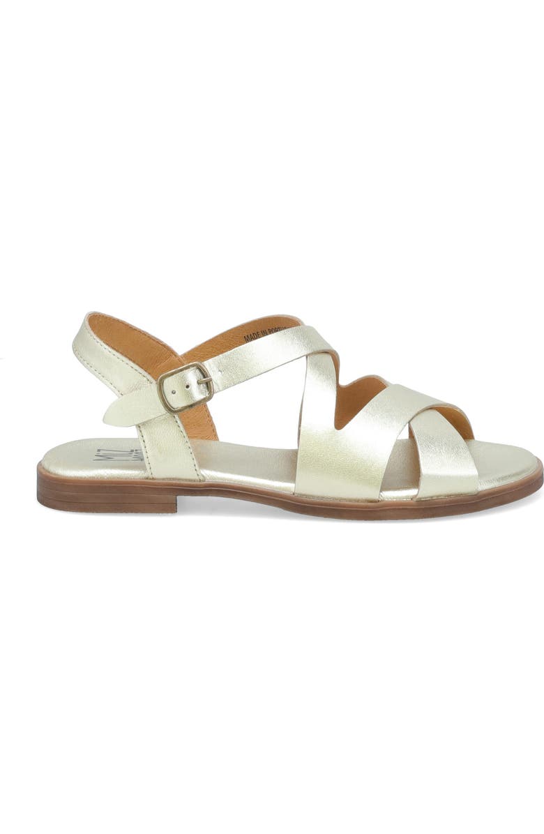 Miz Mooz Lilium Ankle Strap Sandal, Alternate, color, Gold