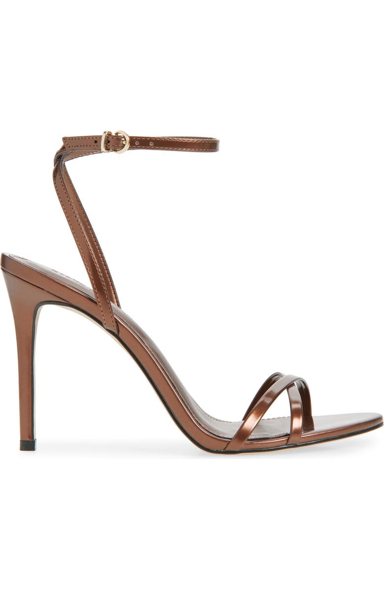 Steve Madden Ankle Strap Stiletto Sandal, Alternate, color, Topaz Pearl