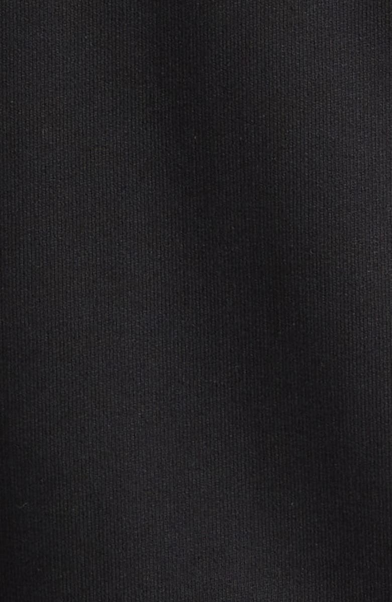 Burberry Scott Check EKD Stamp Cotton French Terry Hoodie, Alternate, color, Black