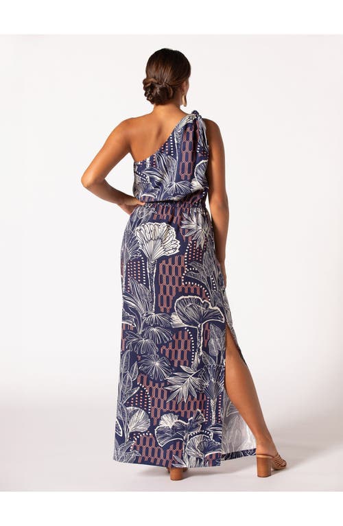 Tori Richard Oasis Phillipa Dress In Navy