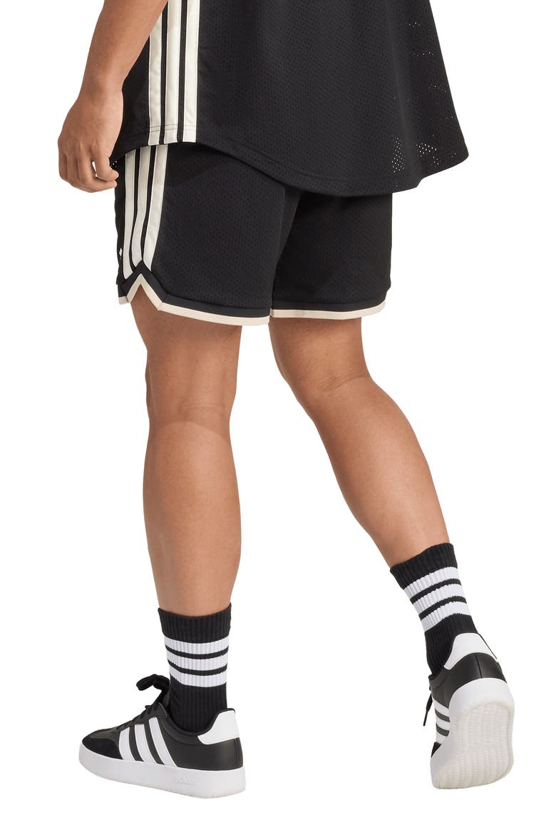 Stadium Mesh Shorts, Alternate, color, BLACK/ OFF WHITE