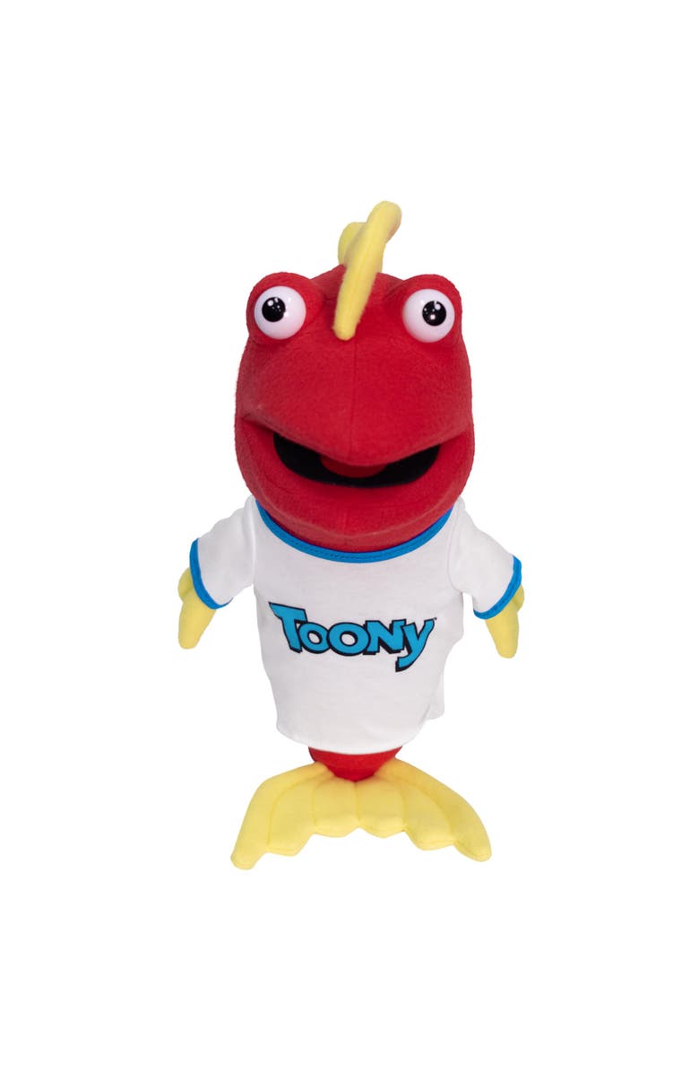 Toynk Toon In With Me Toony the Tuna Plush Toy Replica | 16 Inches Tall, Main, color, Red