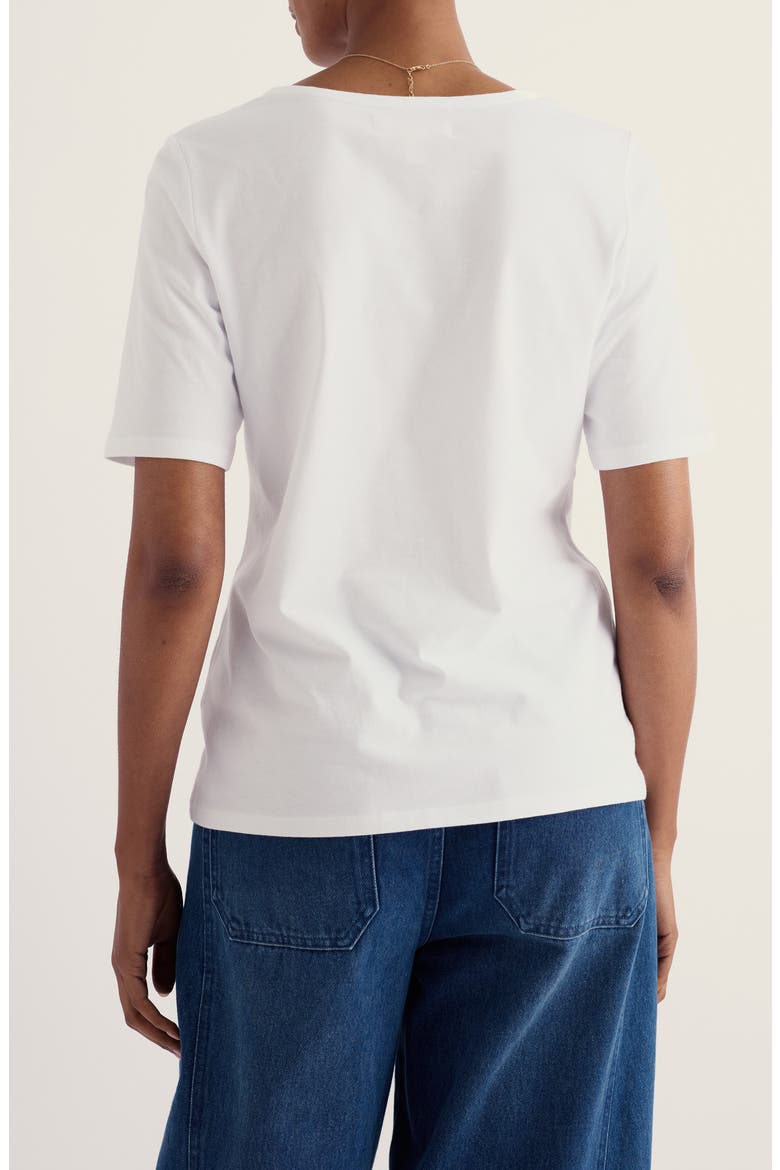 Poisson Organic Cotton T-Shirt, Alternate, color, SALT