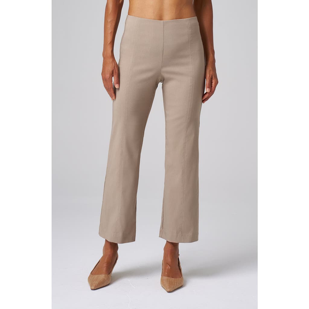 Franne Golde All-Season Kick Flare Stretch Pull-On Pant in Tan  product