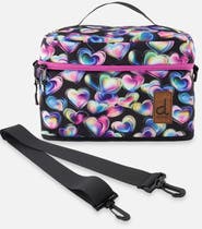 Deux par Deux Hearts Charming Functional Spacious Lunch Box
