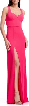 Dress the Population Nettie Side Slit Gown