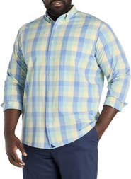 Untuckit Fit by Dxl Big & Tall Vintage-Washed Stratford Sport Shirt