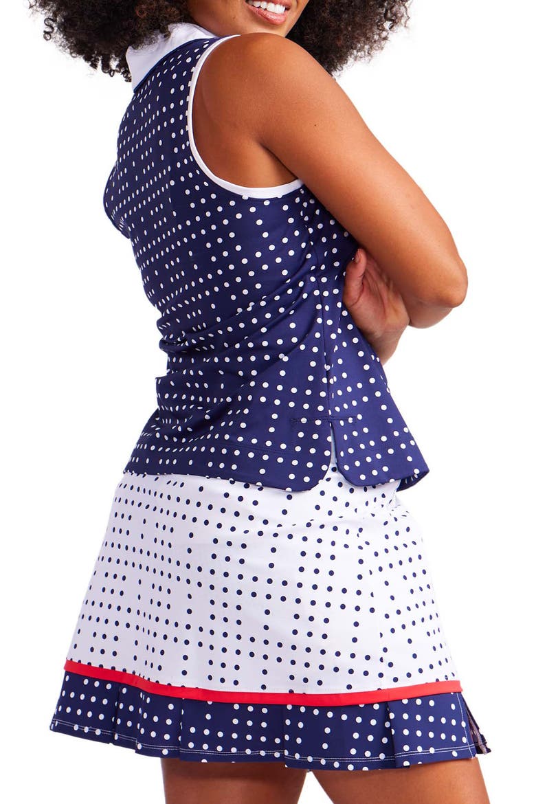 Victory Sleeveless Golf Top, Alternate, color, DOMINO NAVE