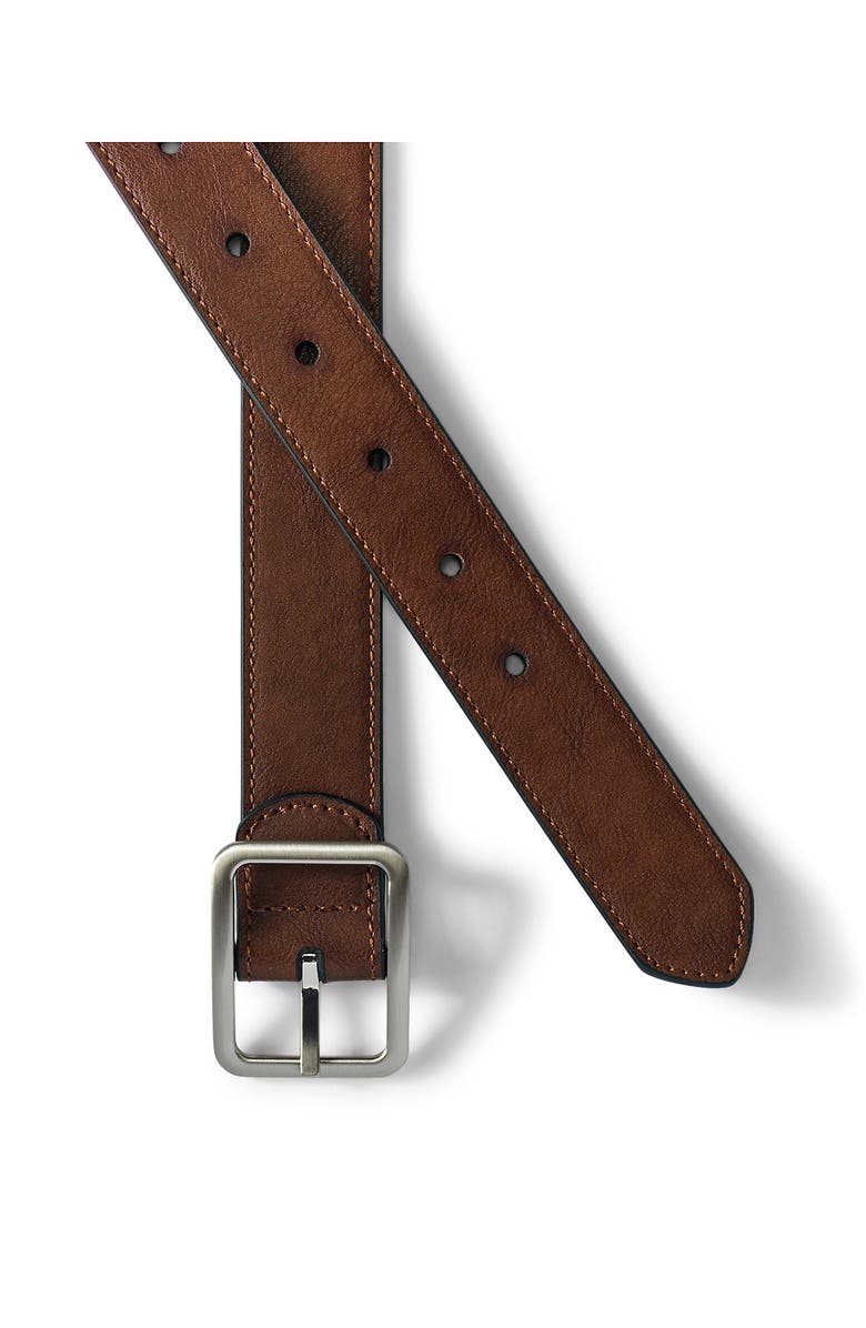 Lands' End School Uniform Kids Reversible Belt, Alternate, color, Brown/Black