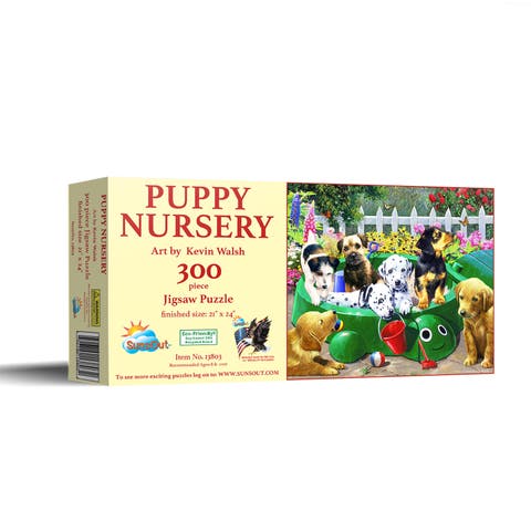 Puppy Nursery 300 piece Jigsaw Puzzle for Adults