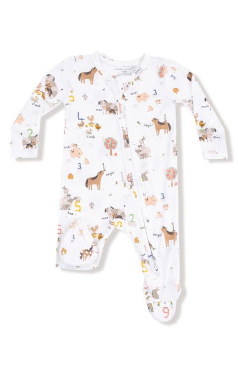 Farm Sounds Print Footie (Baby)