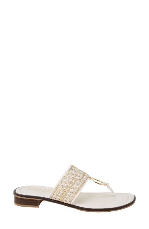 Italian Shoemakers Schunyler Sandal In White