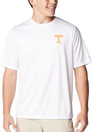 Columbia Men's Columbia White Tennessee Volunteers Terminal Tackle State Omni-Shade T-Shirt