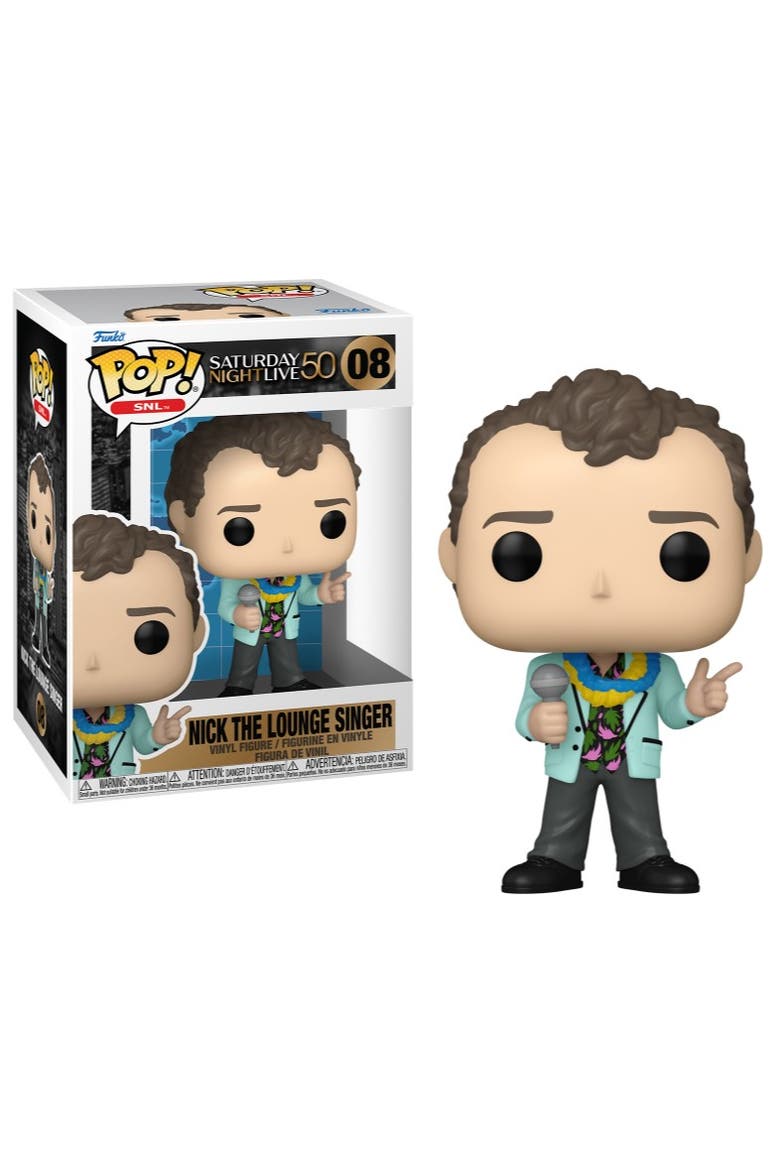 Nick the Lounge Singer (Saturday Night Live 50th Anniversary) Funko Pop!, Main, color, Blue