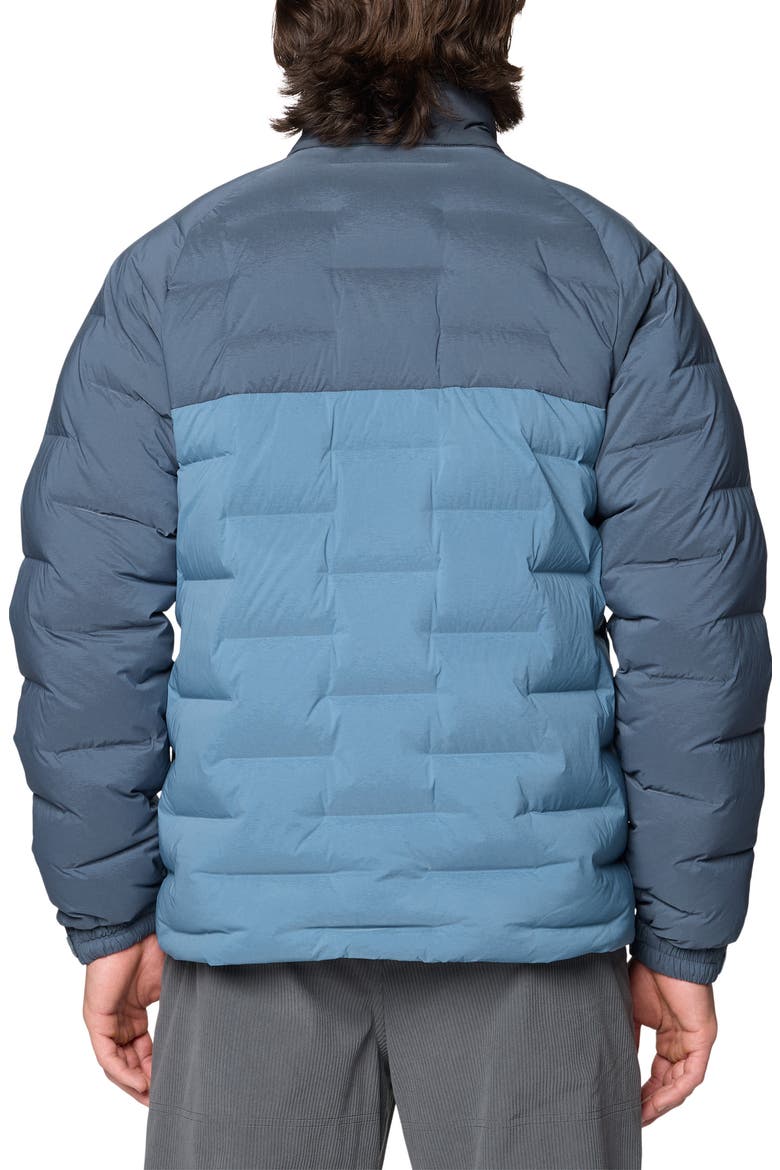 Stretchdown Big Baffle 700 Fill Power Down Jacket, Alternate, color, ADRIATIC BLUE/ MOON BLUE