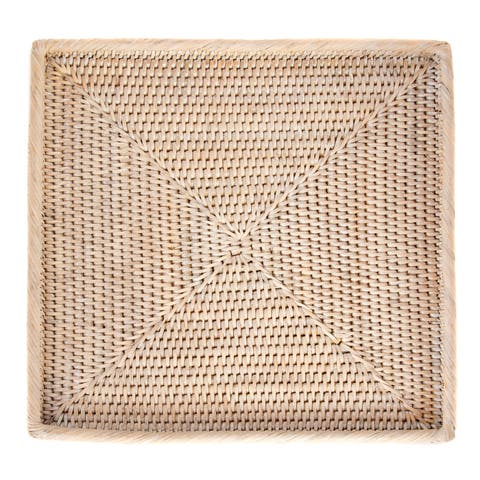 Artifacts Rattan Square Flat Tray