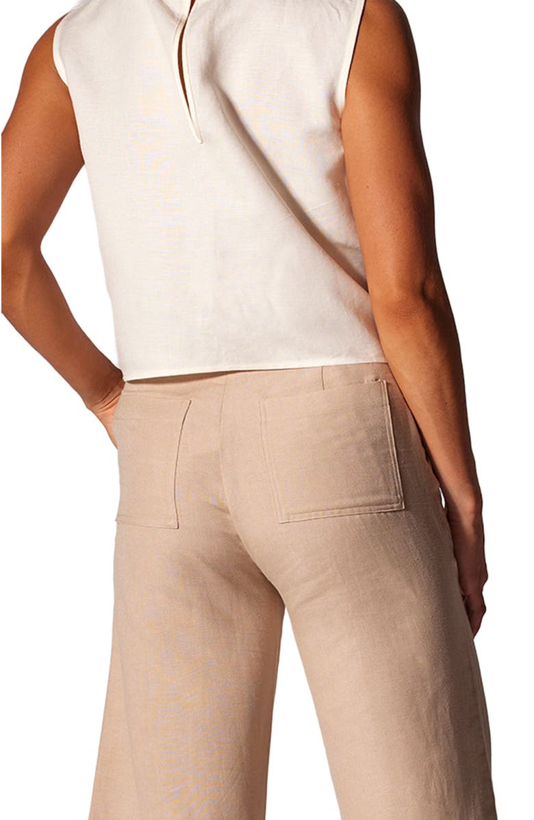 Tori Richard Sunshine Linen Persephone Pant, Alternate, color, 