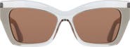 FERRAGAMO 54mm Butterfly Sunglasses