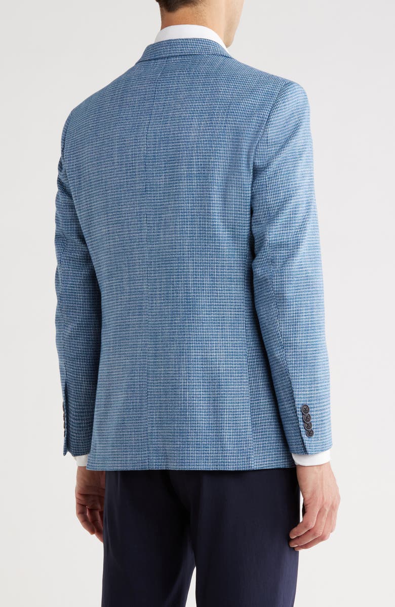 Nautica Houndstooth Sport Coat, Alternate, color, Blue Houndstooth
