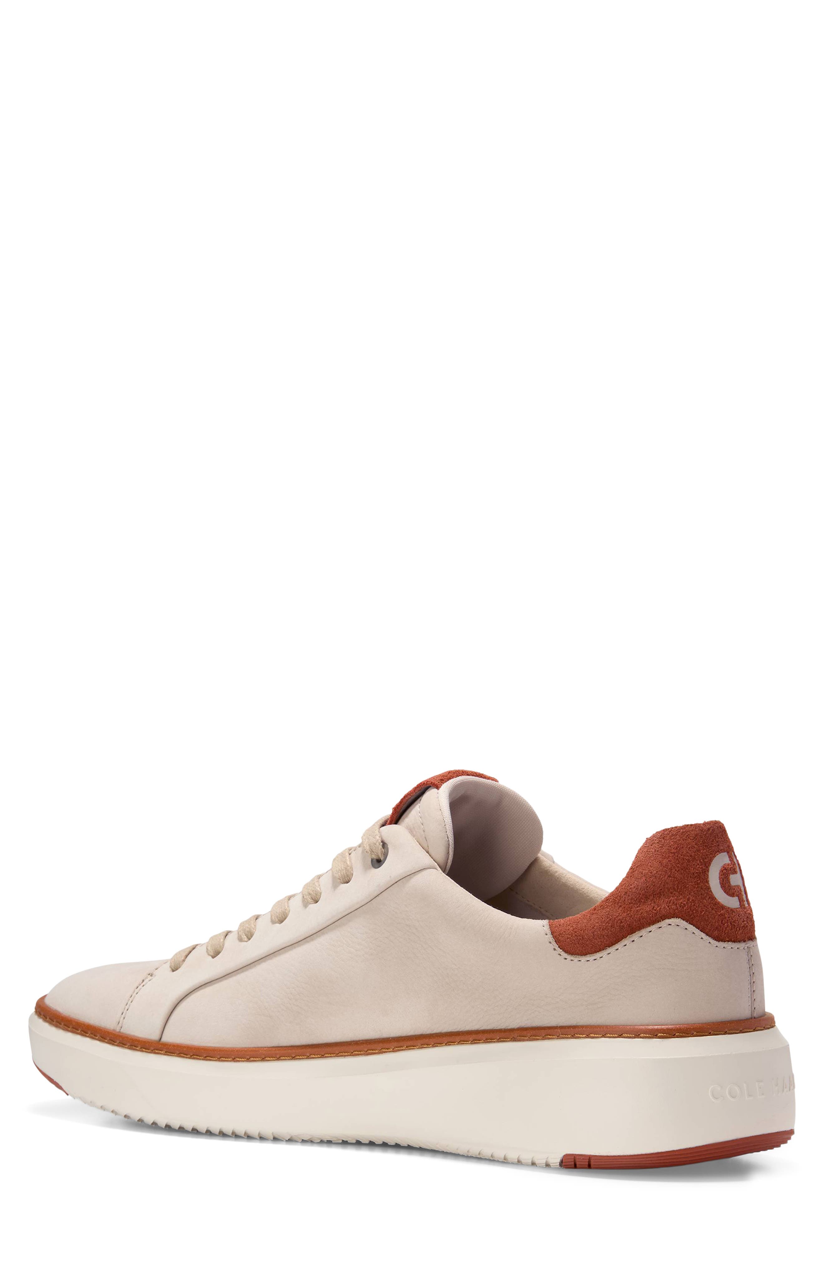 GrandPro Topspin Sneaker, Alternate, color, SESAME NUBUCK / CINNABAR