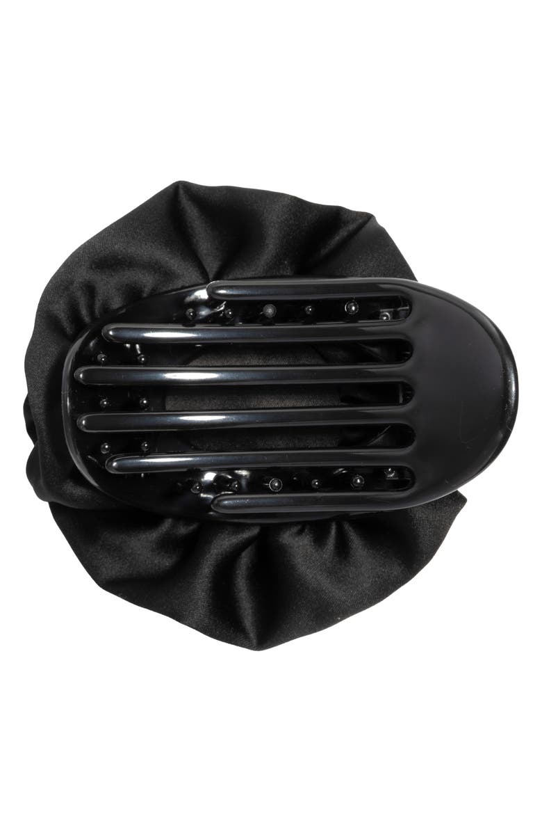 Kitsch Rosette Cloud Hair Clip, Alternate, color, Black