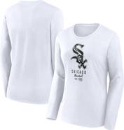 FANATICS Women's Fanatics Branded White Chicago White Sox Lightweight Fitted Long Sleeve T-Shirt