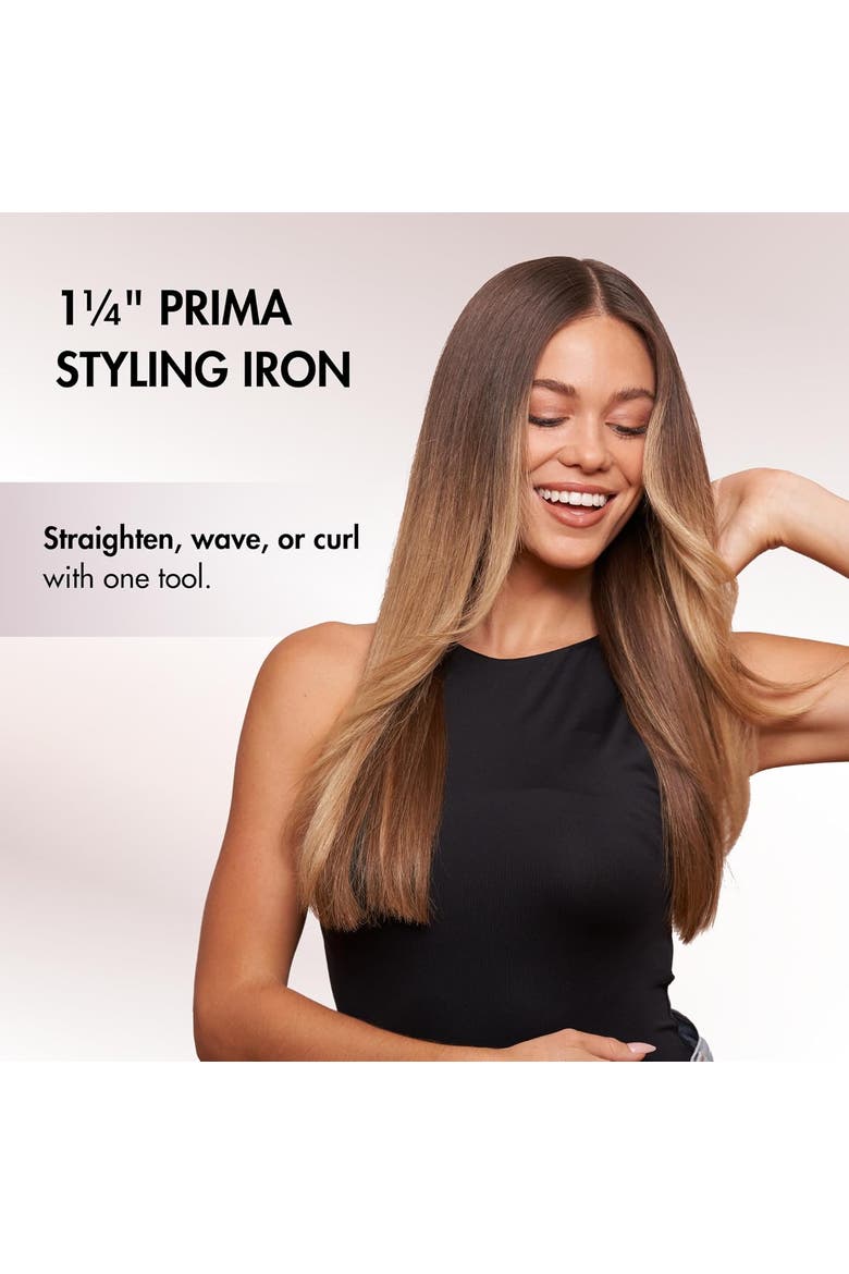 Nano Titanium Limited Edition 1¼" Prima3000 Stainless Steel Styling Iron, Alternate, color, Pink