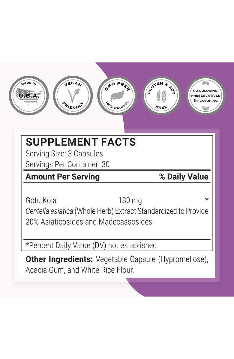 SuperSmart Centella Asiatica Gotu Kola, Alternate, color, NO COLOR