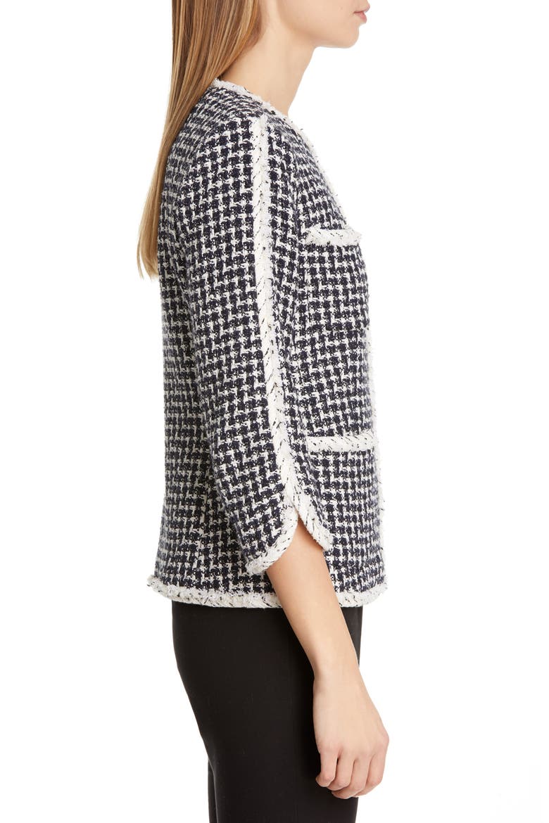 Tweed Jacket, Alternate, color, BLACK COMBO