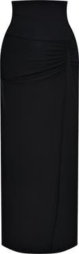 PIETRO BRUNELLI MATERNITY Ruched Maternity Maxi Skirt