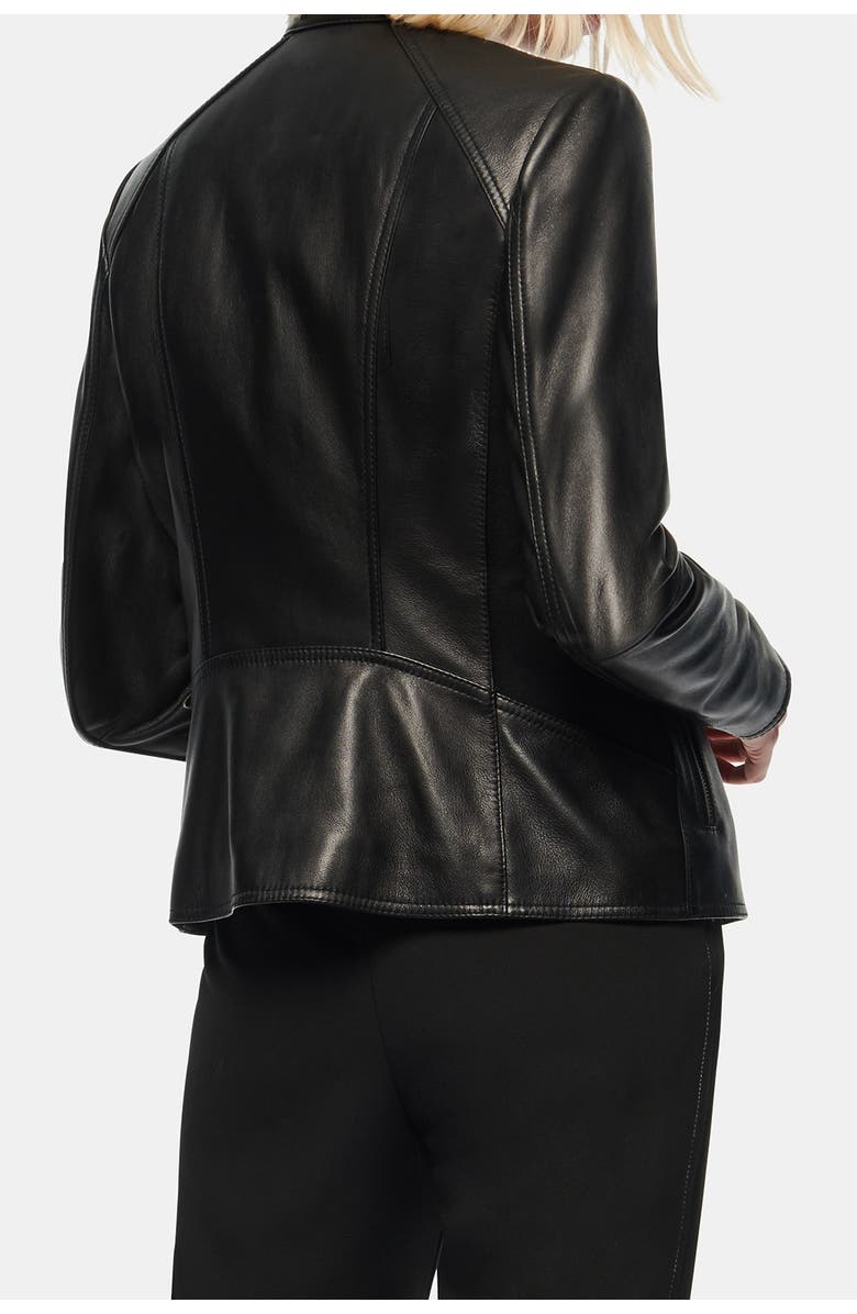 Marc New York Farrington Leather Racer Moto Jacket, Alternate, color, 