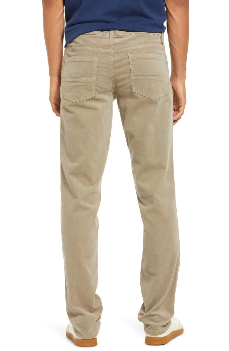 Vintage 1946 Stretch Corduroy Five Pocket Pants, Alternate, color, Dusty Silver