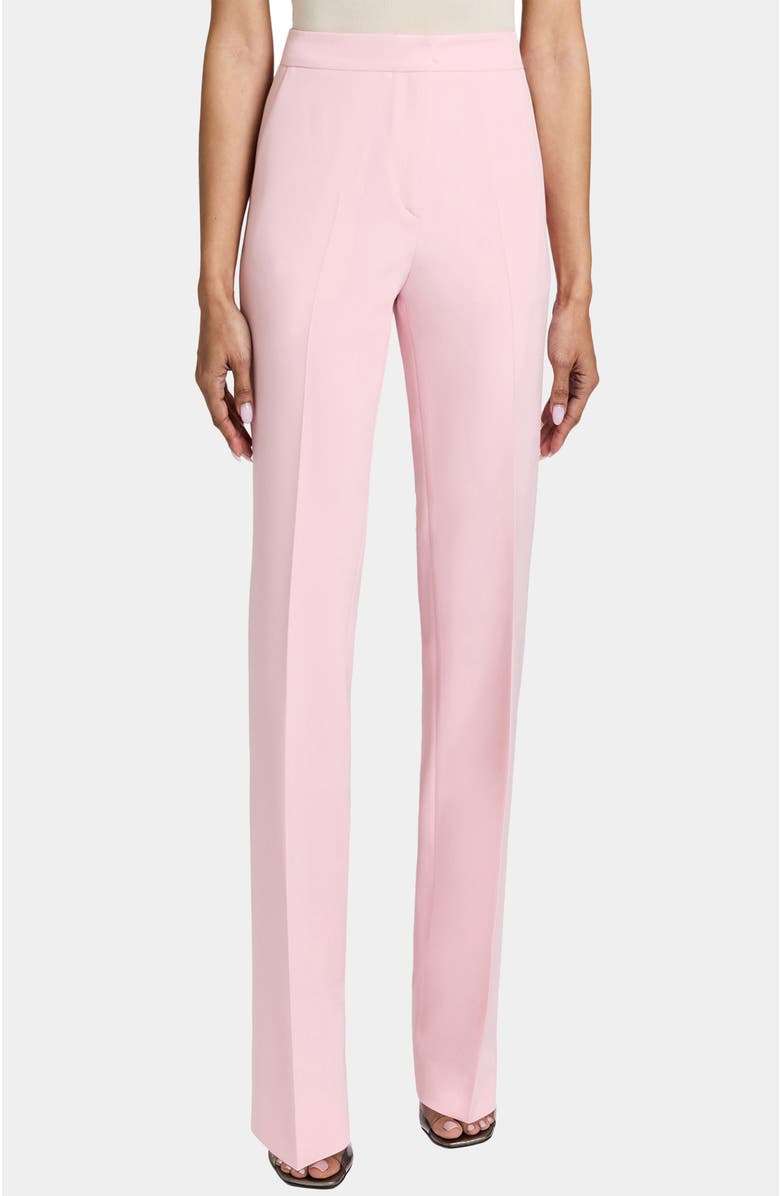 Santorelli AMARA Straight Leg Pant in Soft Stretch Crepe, Main, color, Sweet Pea