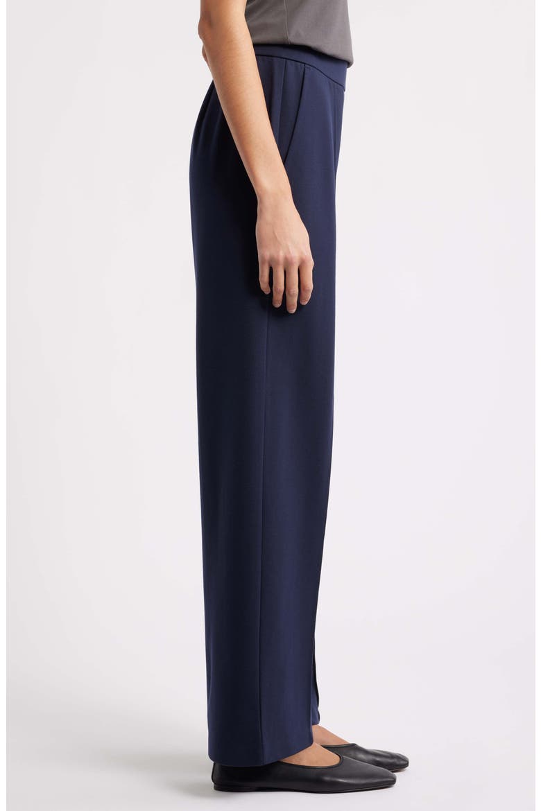 Pintuck Straight Leg Pants, Alternate, color, INK