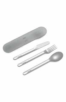 Stainless Steel Travel Utensil Set - Carbon