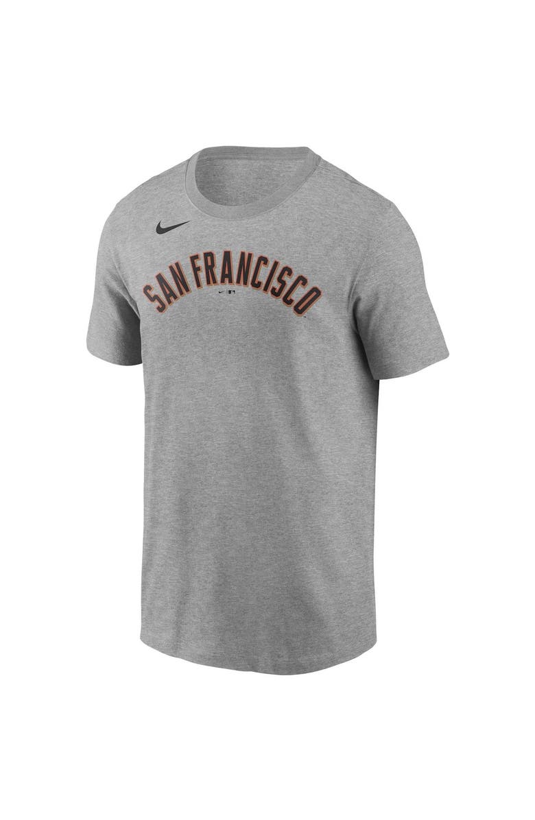 Nike Men's Nike Buster Posey Gray San Francisco Giants Name & Number T-Shirt, Alternate, color,
