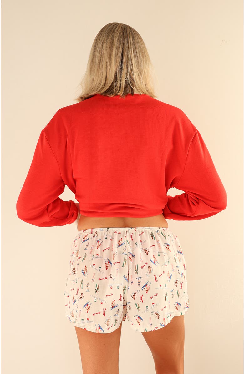 Dippin Daisys Luna Shorts, Alternate, color, Hit The Slopes