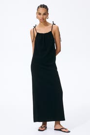 H&M Crinkled Tie-strap Dress