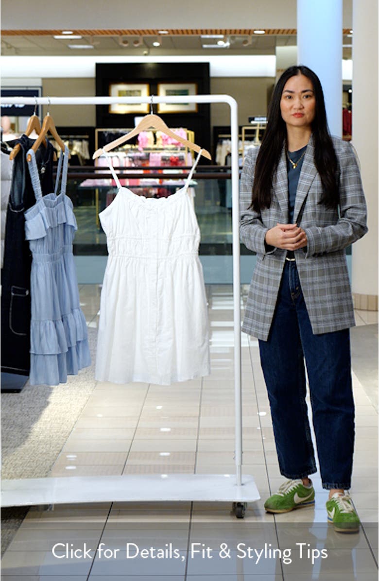 Olivia Cotton & Linen Minidress, sales video thumbnail